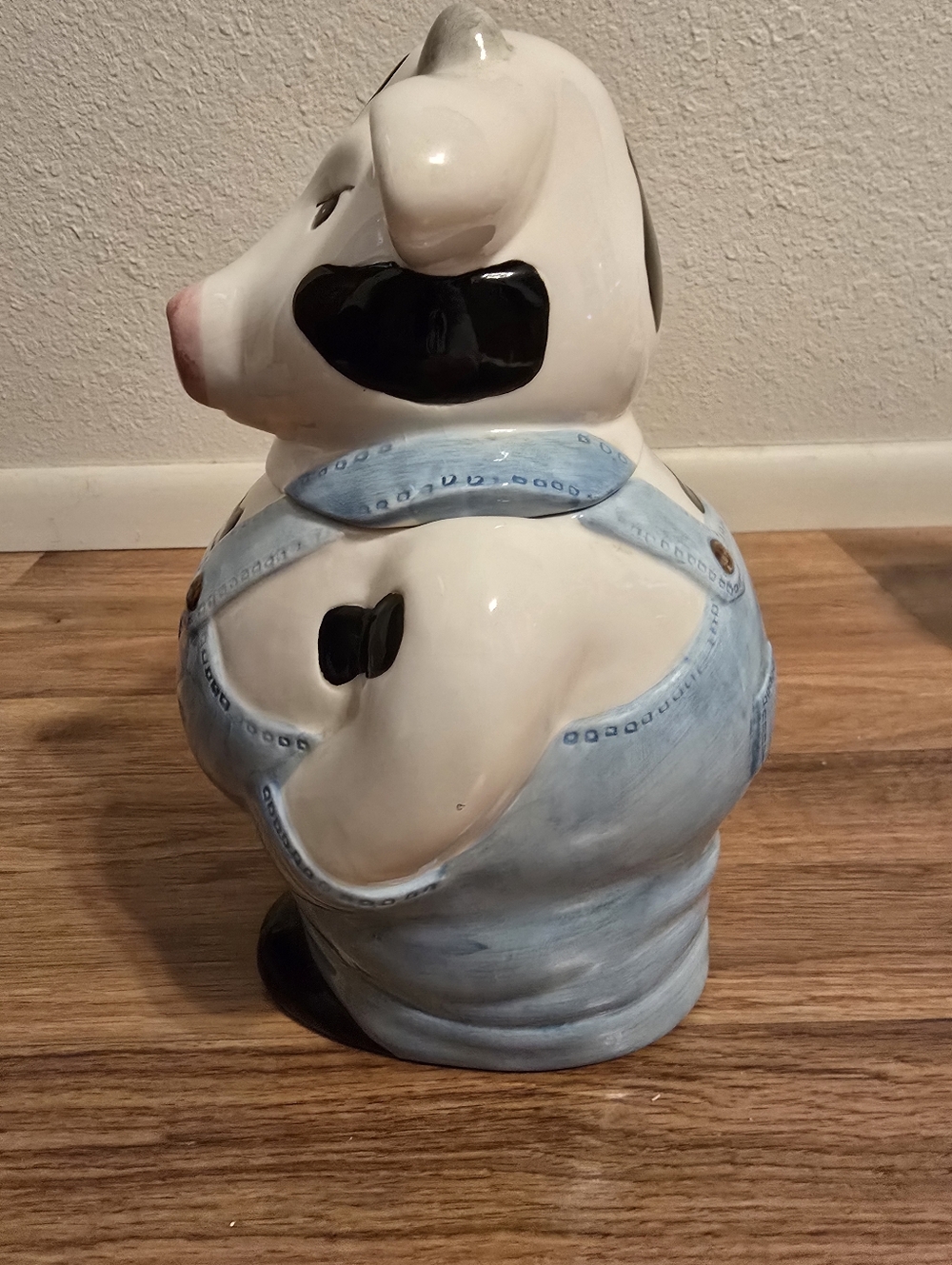 Vintage 1990s Savoy Housewares ceramic Cow Cookie Jar - Picture 4 of 11